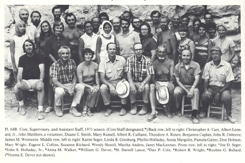 Tel Gezer 1971 Staff Photo
