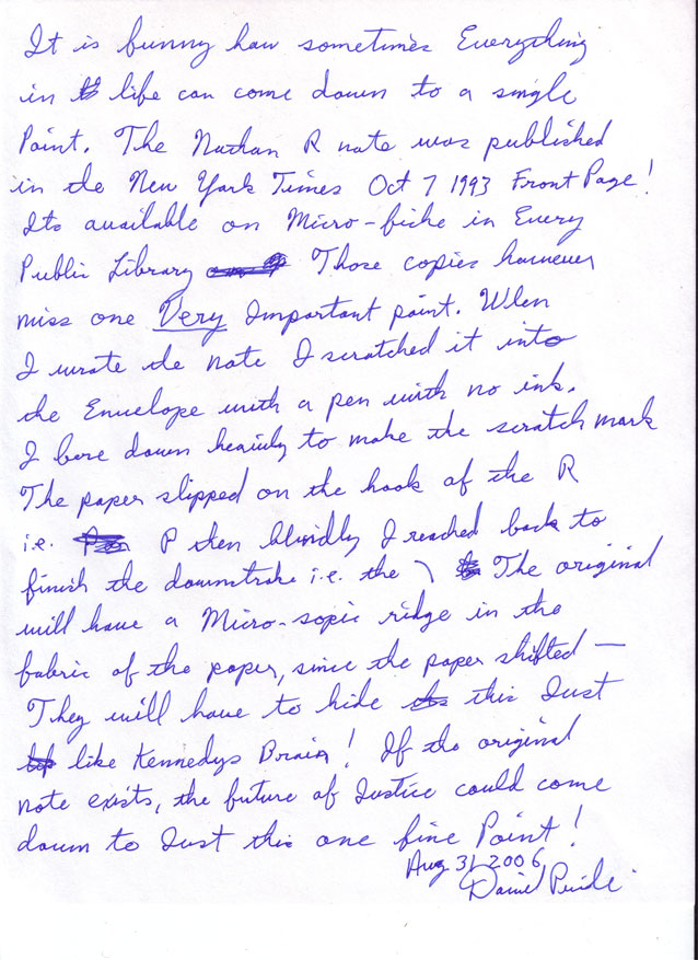 Handwriting Sample